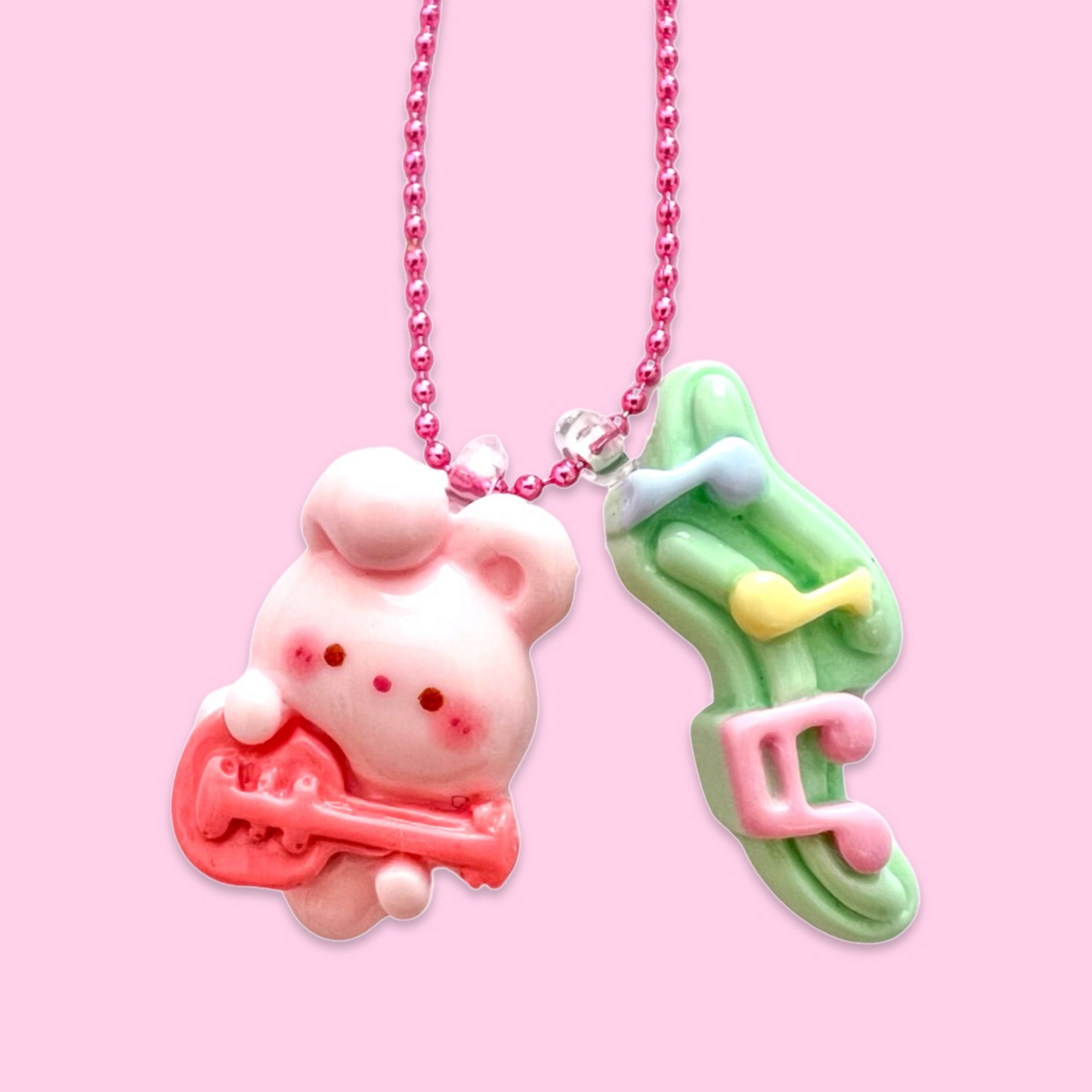 Pop Cutie Bunny Music Necklace