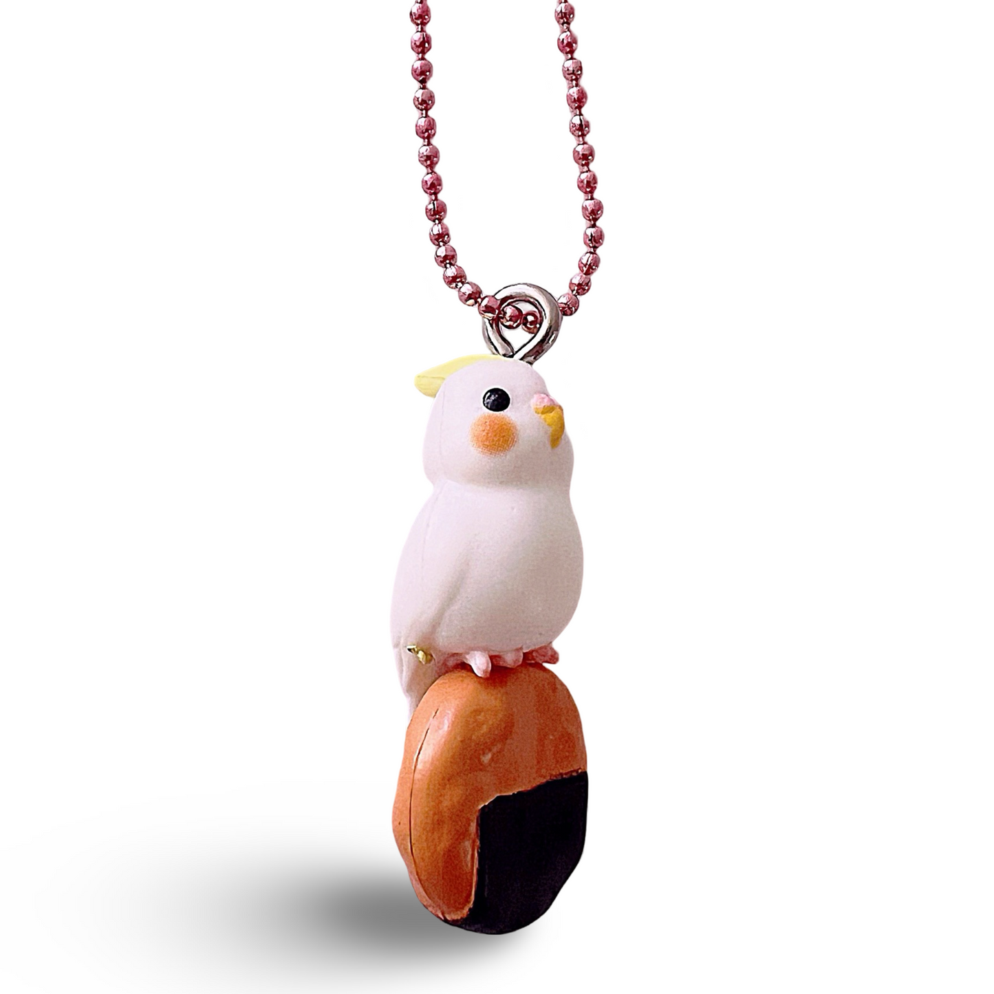 Pop Cutie Kitty Tokyo Bird Cafe Necklace - Miso Onigiri