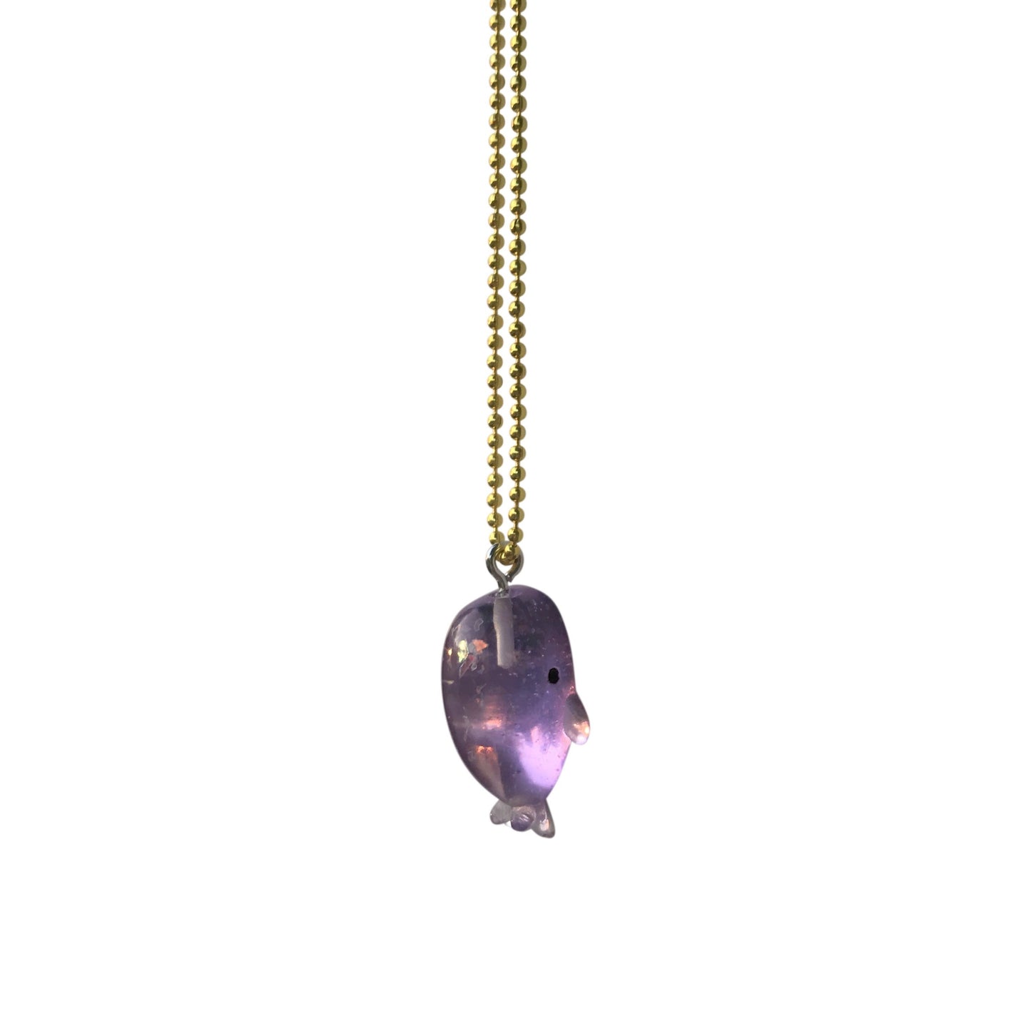 Pop Cutie Gacha Glitter Whale Necklaces