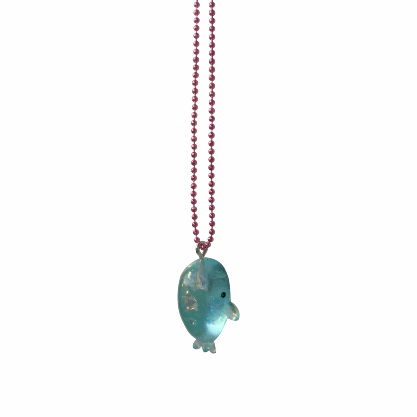 Pop Cutie Gacha Glitter Whale Necklaces