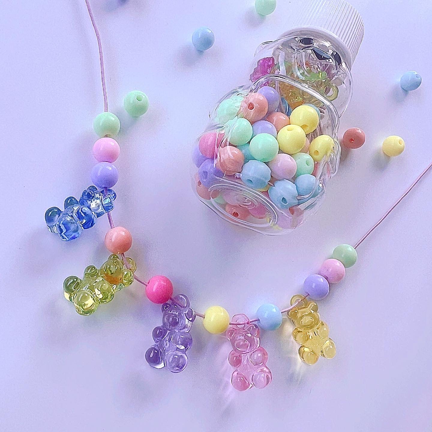 Pop Cutie Gummy Bear Necklace DIY Bottle