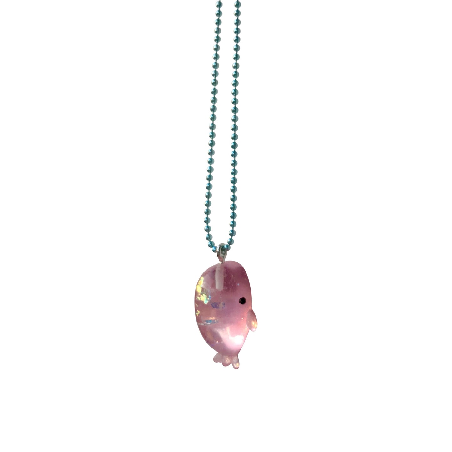 Pop Cutie Gacha Glitter Whale Necklaces