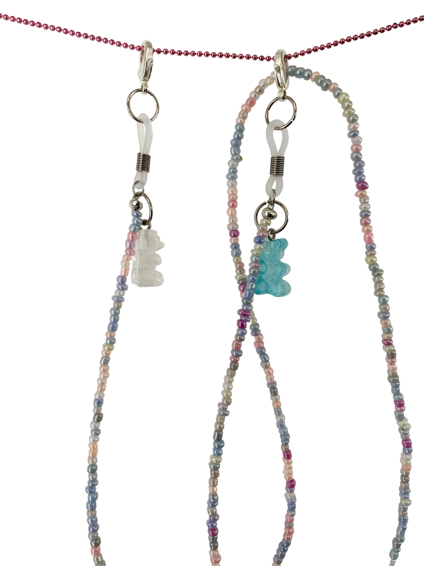 Pop Cutie Mask Chain with Charms - Kids & Adults