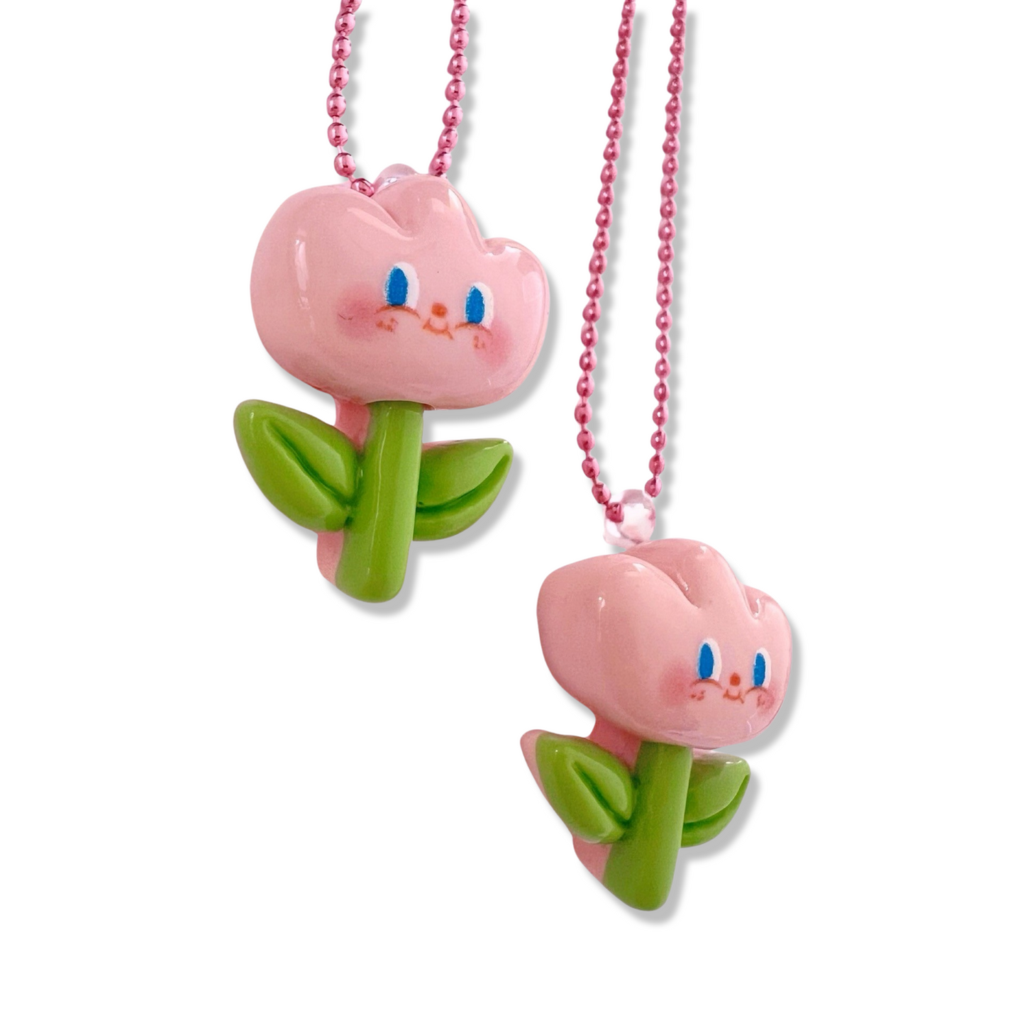 Pop Cutie Kawaii Tulip Necklace - Handmade