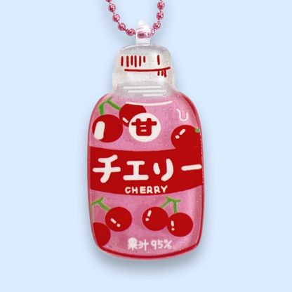 Pop Cutie Japanese Cherry Juice Necklace
