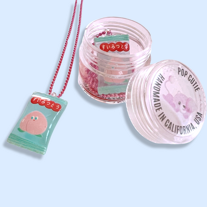 Pop Cutie Japanese Peach Candy Necklace
