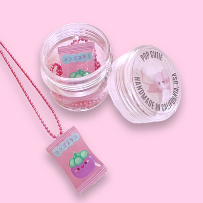 Pop Cutie Japanese Grape Candy Necklace