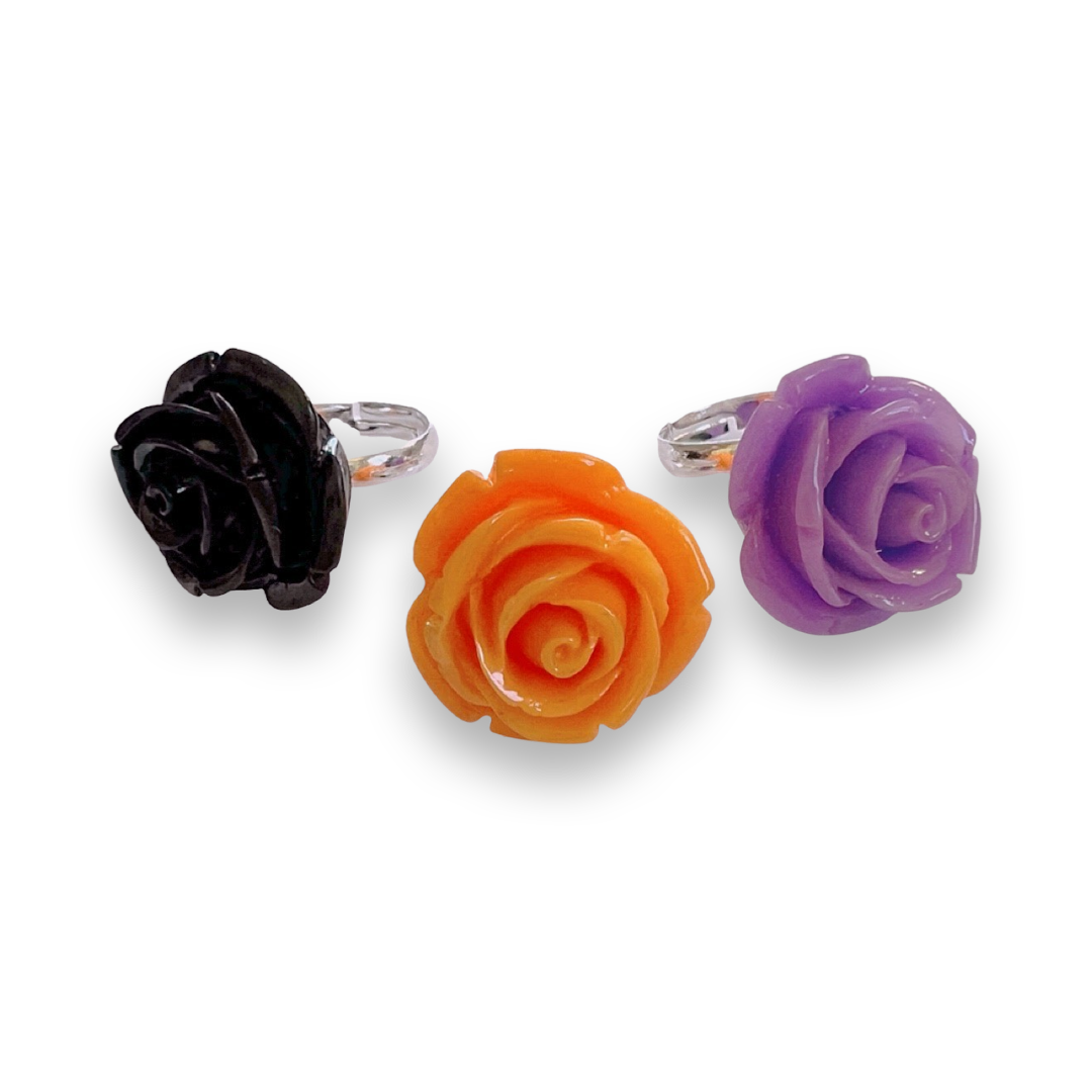Pop Cutie Halloween Rose Ring - Assorted Colors