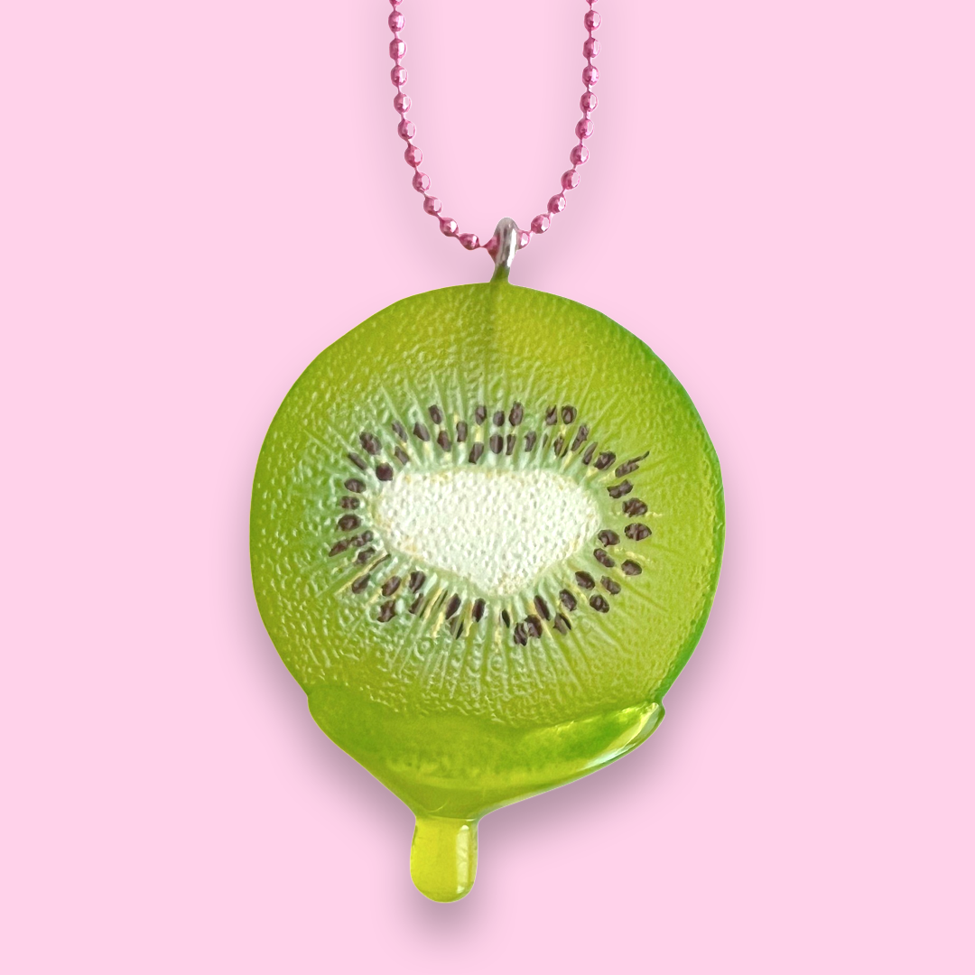 Sale! DeLuxe Juicy Fruit Necklace - Kiwi