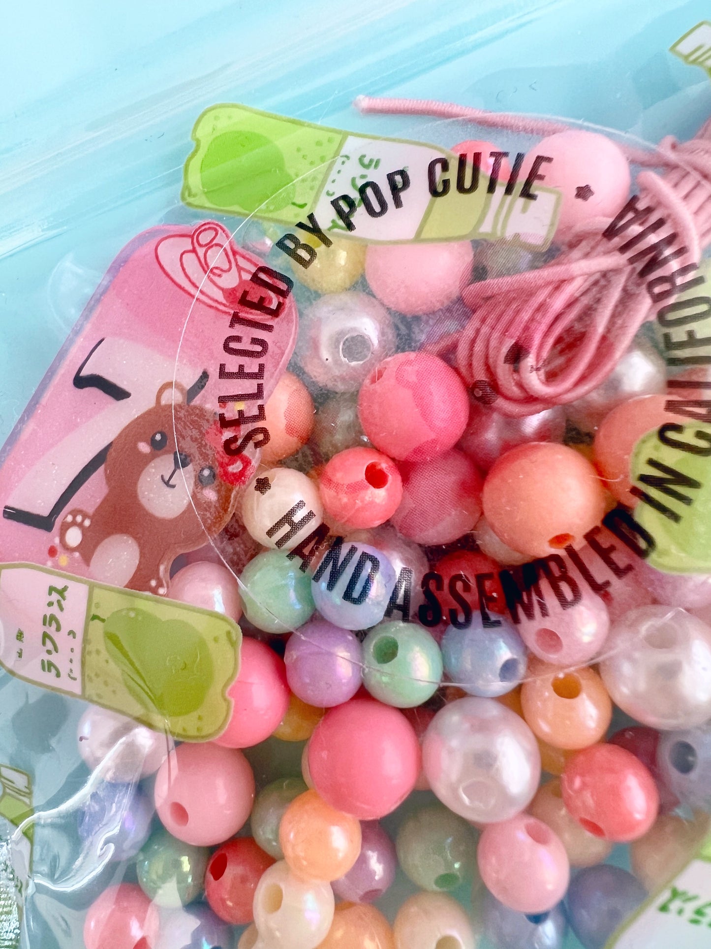 Pop Cutie Kids DIY Necklace / Bracelets Kawaii Drink Set