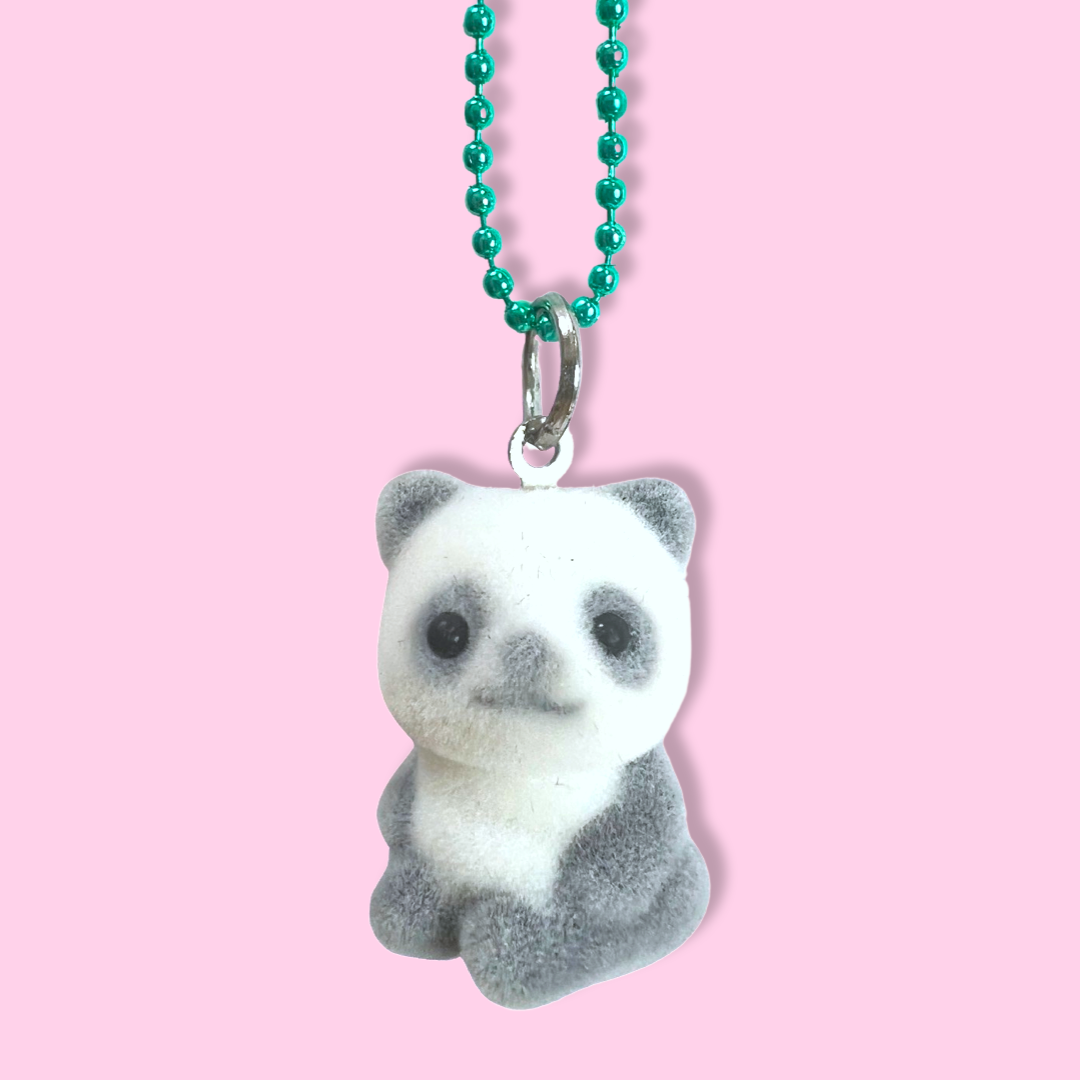 Pop Cutie Soft Jungle Necklaces - Panda