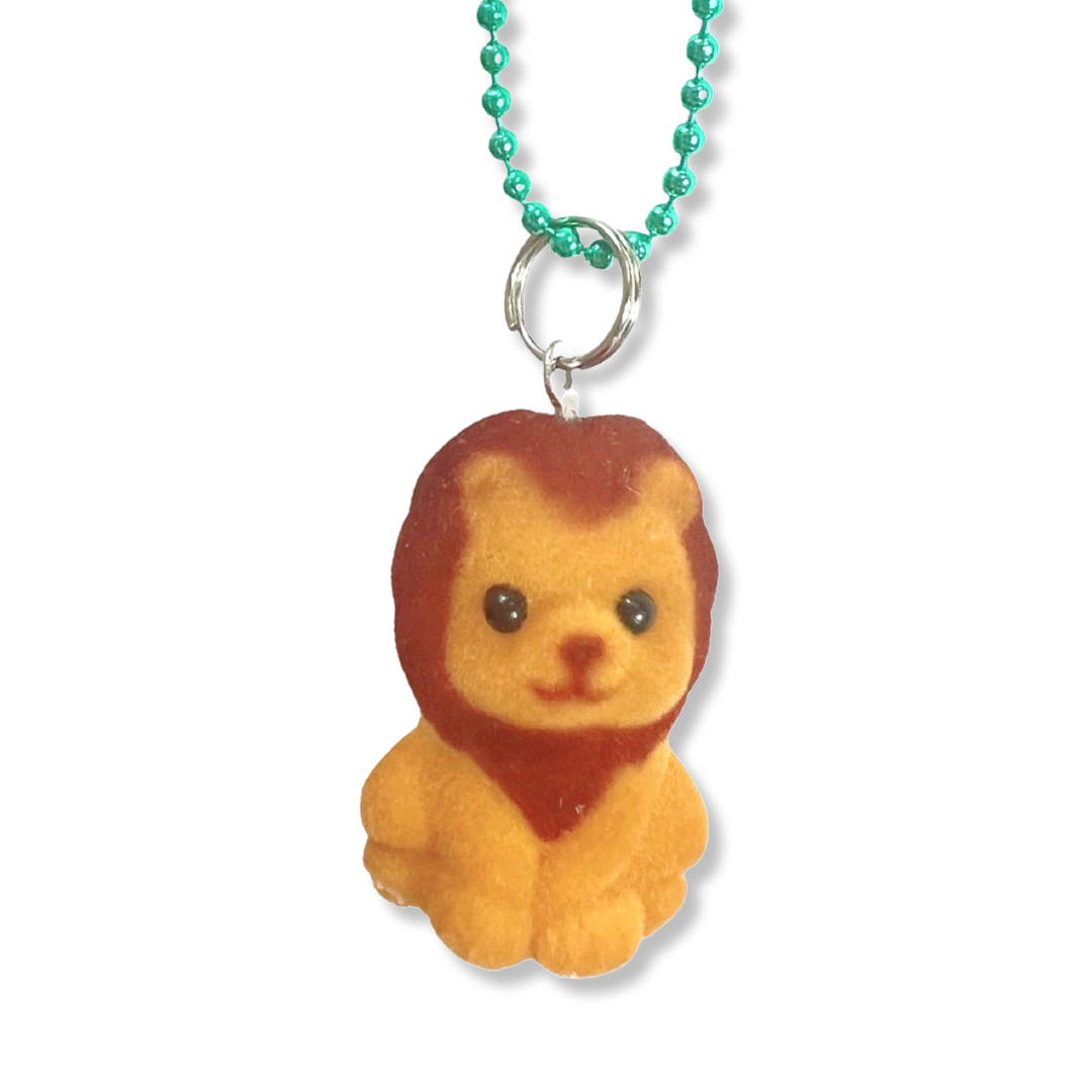 Pop Cutie Soft Jungle Necklaces - Lion