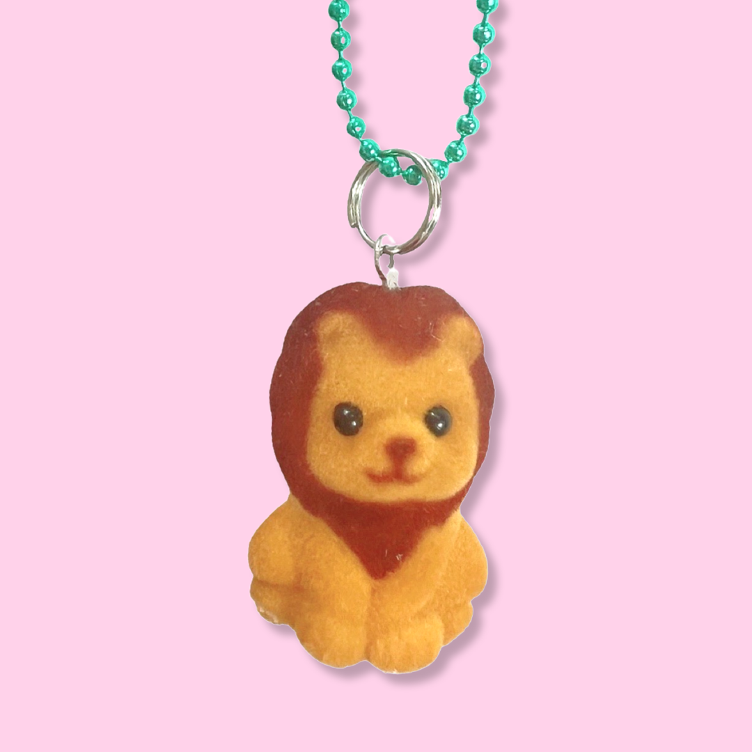 Pop Cutie Soft Jungle Necklaces - Lion