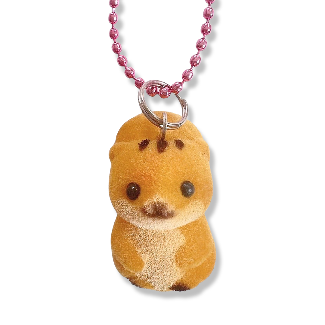 Pop Cutie Soft Jungle Necklaces - Squirrel