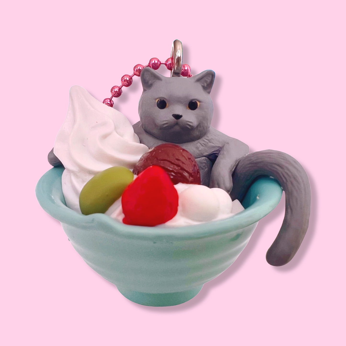 DeLuxe Pop Cutie Kitty Cake Bowl Necklace