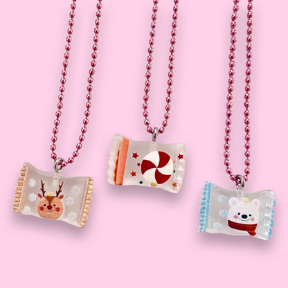 Pop Cutie Christmas Candy Kids Necklace