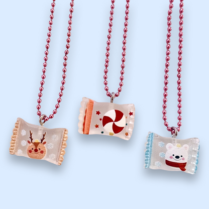 Pop Cutie Christmas Candy Kids Necklace