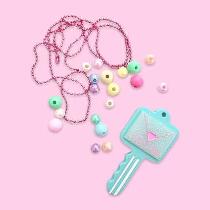 Pop Cutie "Key to my Heart" DIY Necklace Gift Set - Valentines