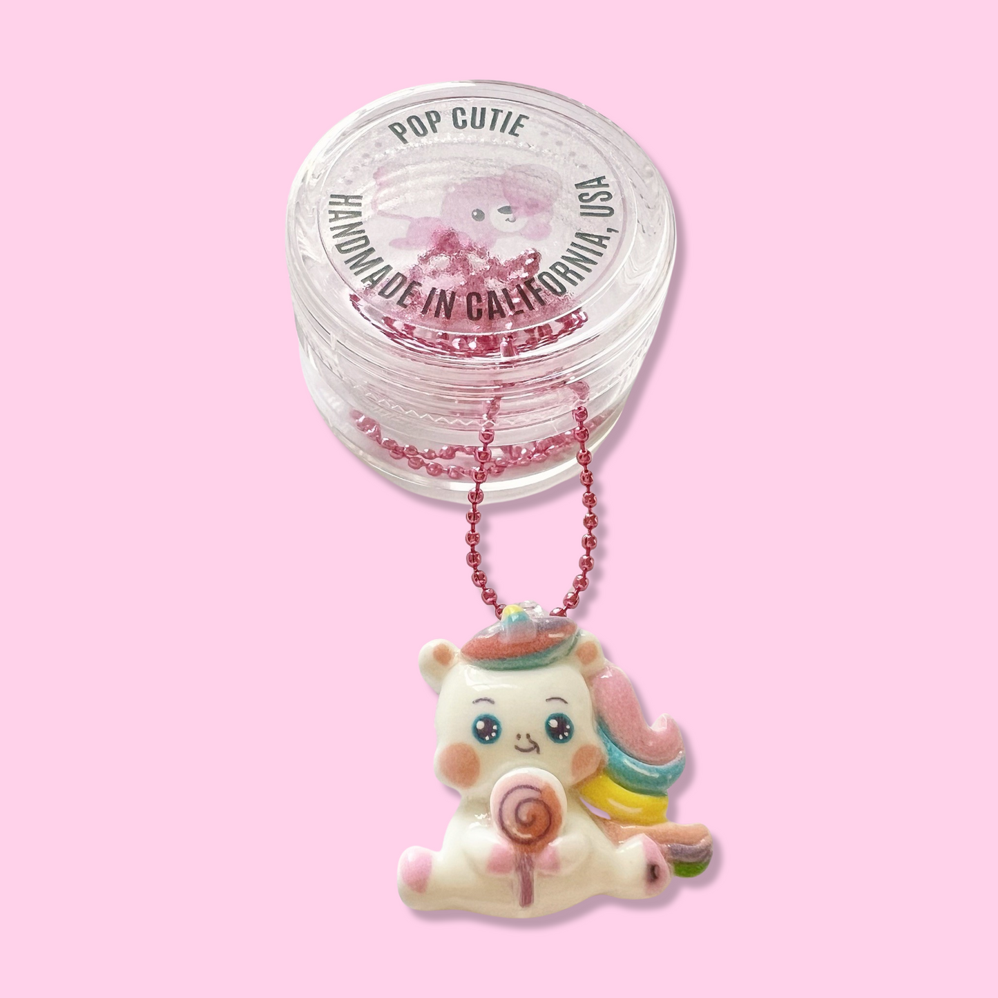 Pop Cutie Lollipop Unicorn Necklace