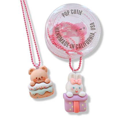 Pop Cutie Bunny  Gift Kids Necklace - Jewelry Birthday