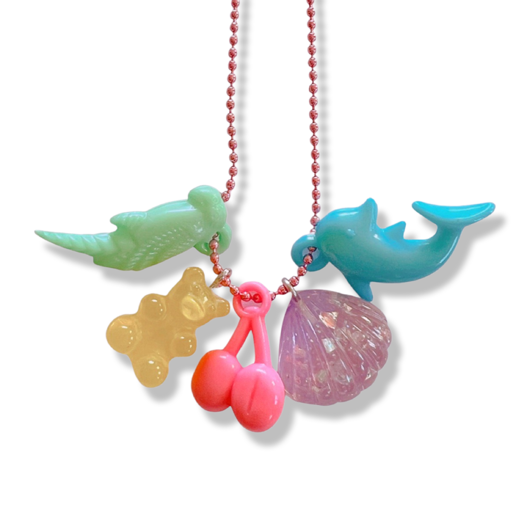 Pop Cutie 90's Kawaii Charm Necklace