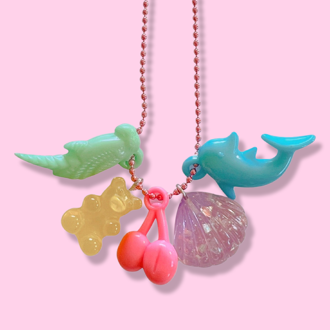 Pop Cutie 90's Kawaii Charm Necklace