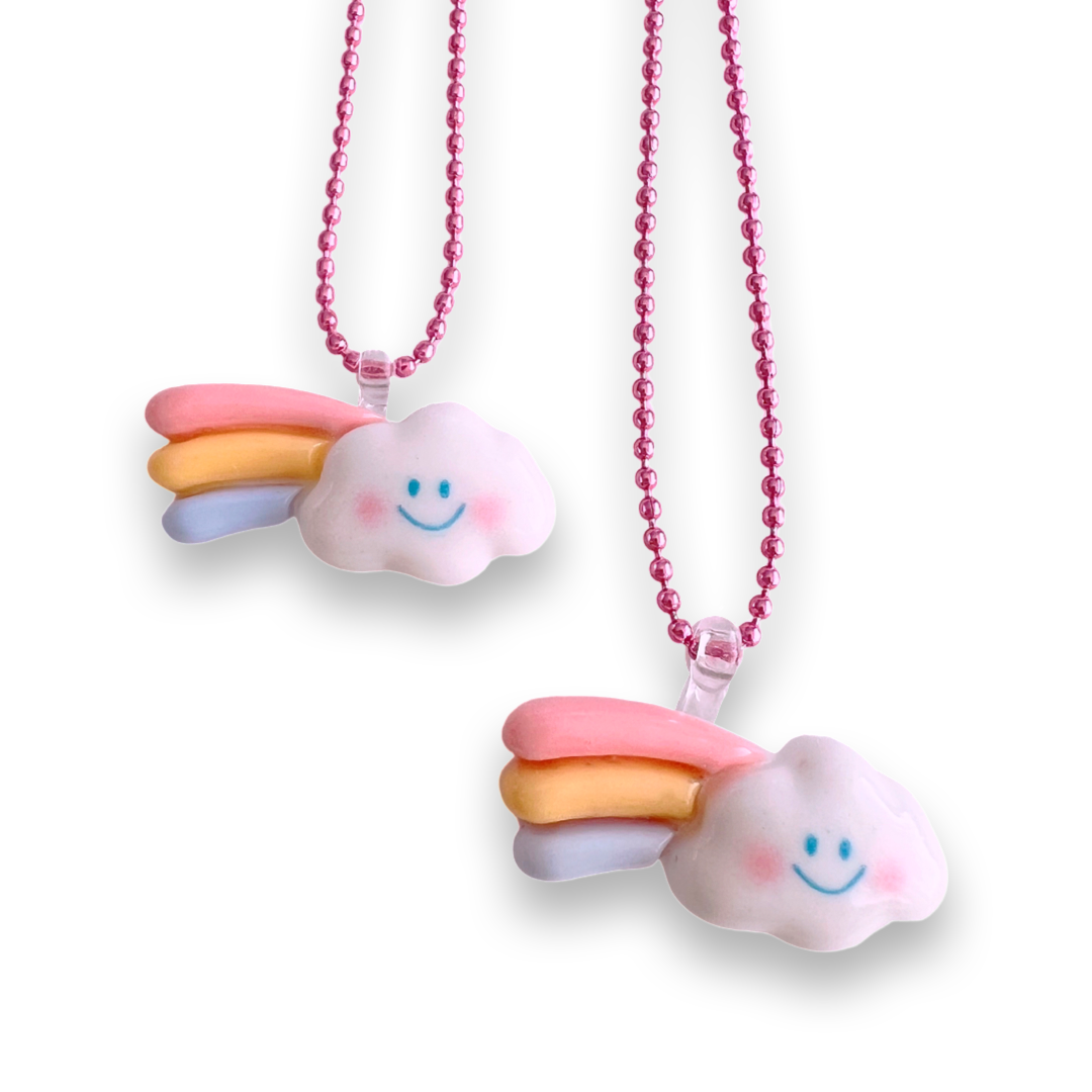Pop Cutie Kawaii Rainbow Cloud Necklace