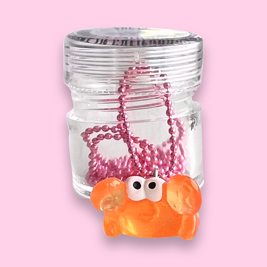Pop Cutie Kawaii Crab Necklace