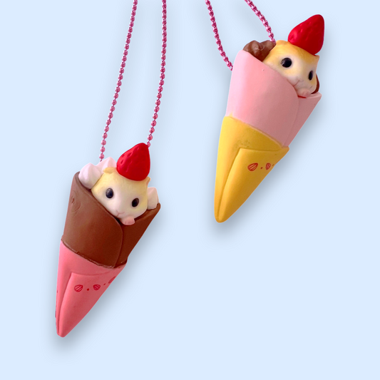 DeLuxe Pop Cutie Japanese Crepe Hamster Necklace