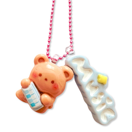 Pop Cutie Bear Music Necklace
