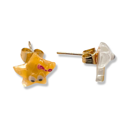 Pop Cutie Cartoon Icons Mix & Match Earring pair  - 18K Gold plated