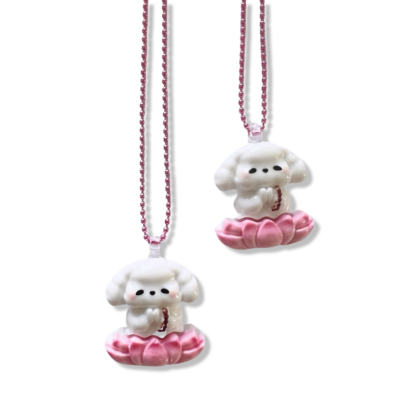 Pop Cutie Yoga Dog Necklace