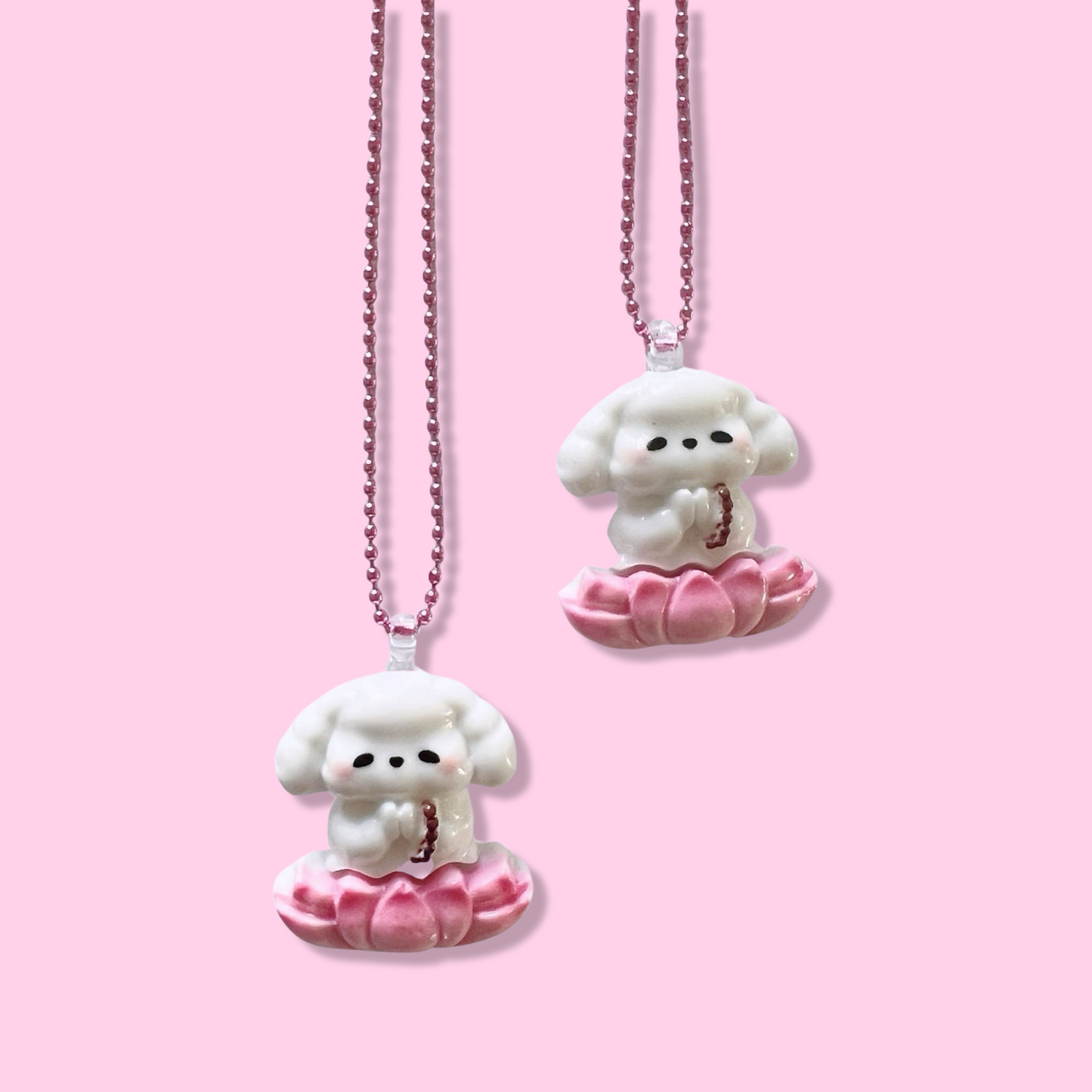 Pop Cutie Yoga Dog Necklace