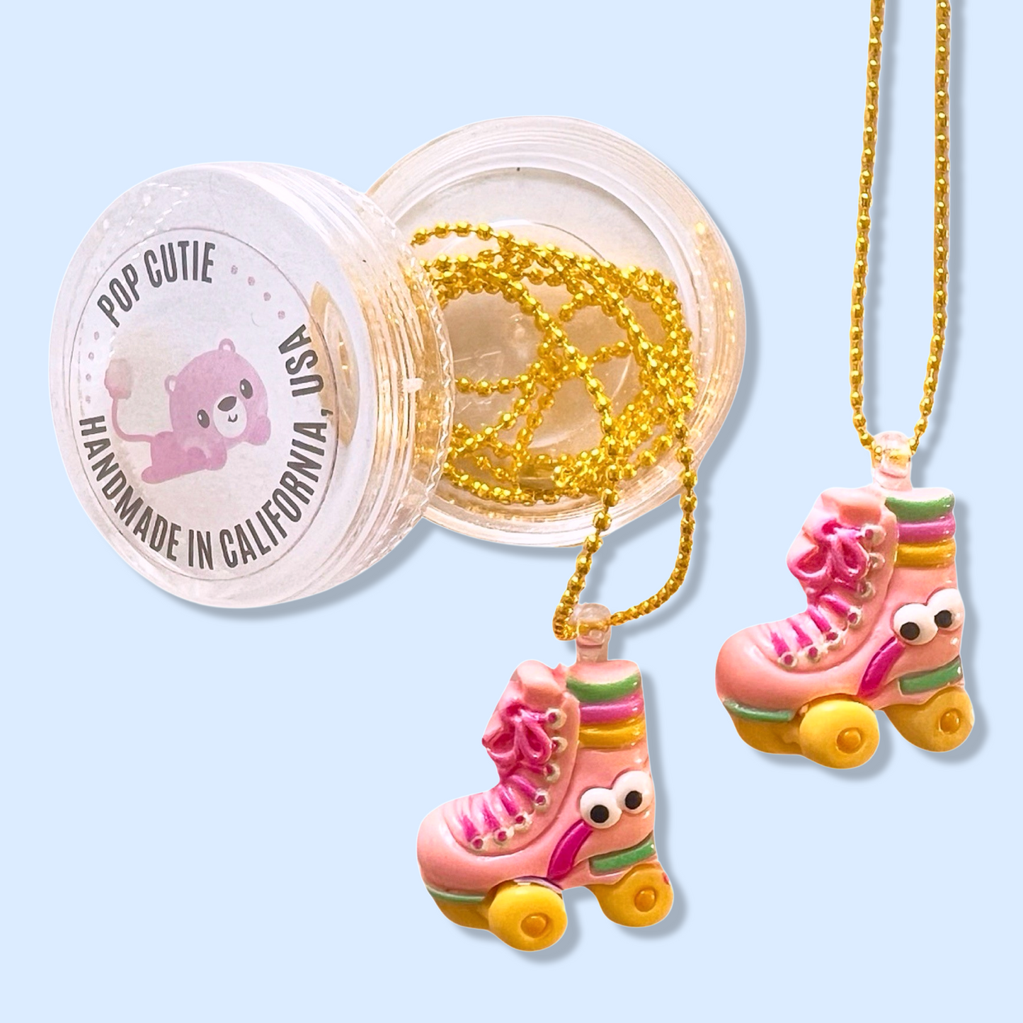 Pop Cutie Roller Skate Necklace