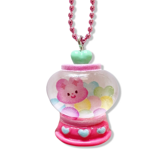 Pop Cutie Candy Jar Necklace - Handmade