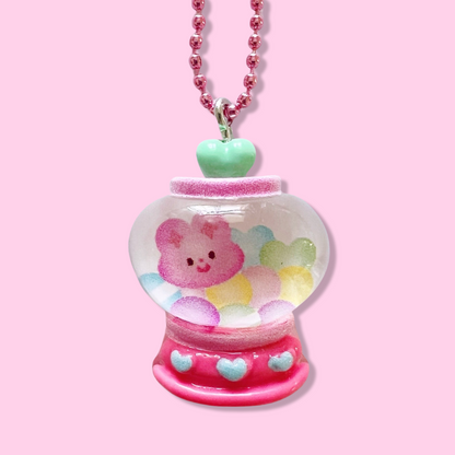Pop Cutie Candy Jar Necklace - Handmade