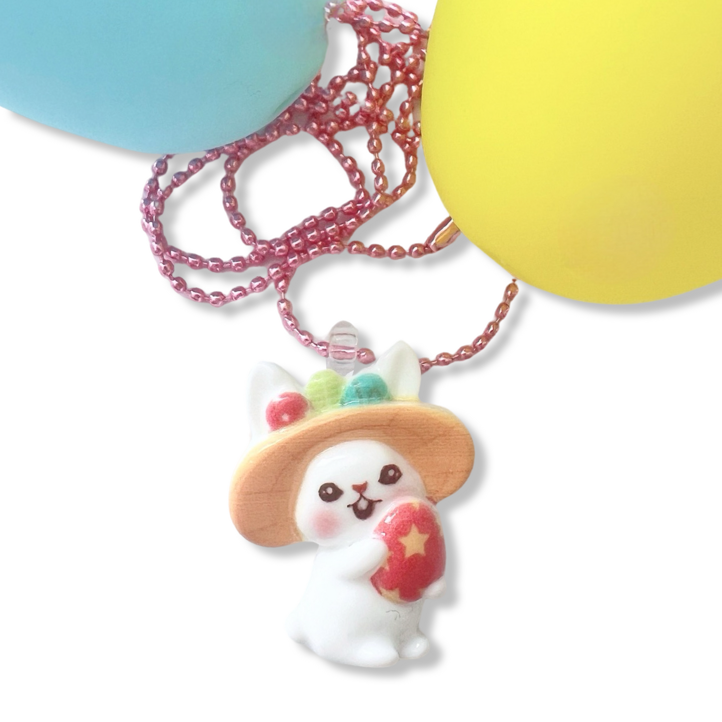 Pop Cutie Easter Egg Bunny Necklace