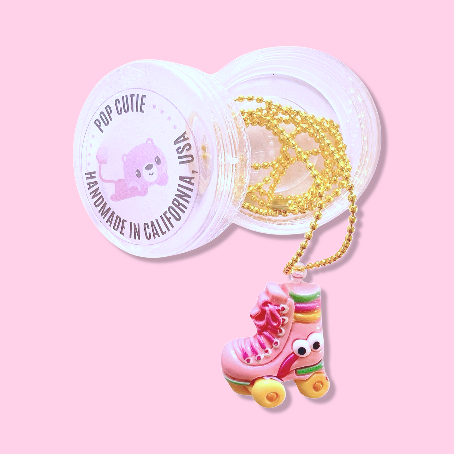 Pop Cutie Roller Skate Necklace