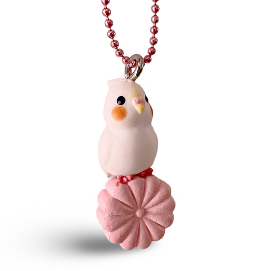 Pop Cutie Kitty Tokyo Bird Cafe Necklace - Sakura