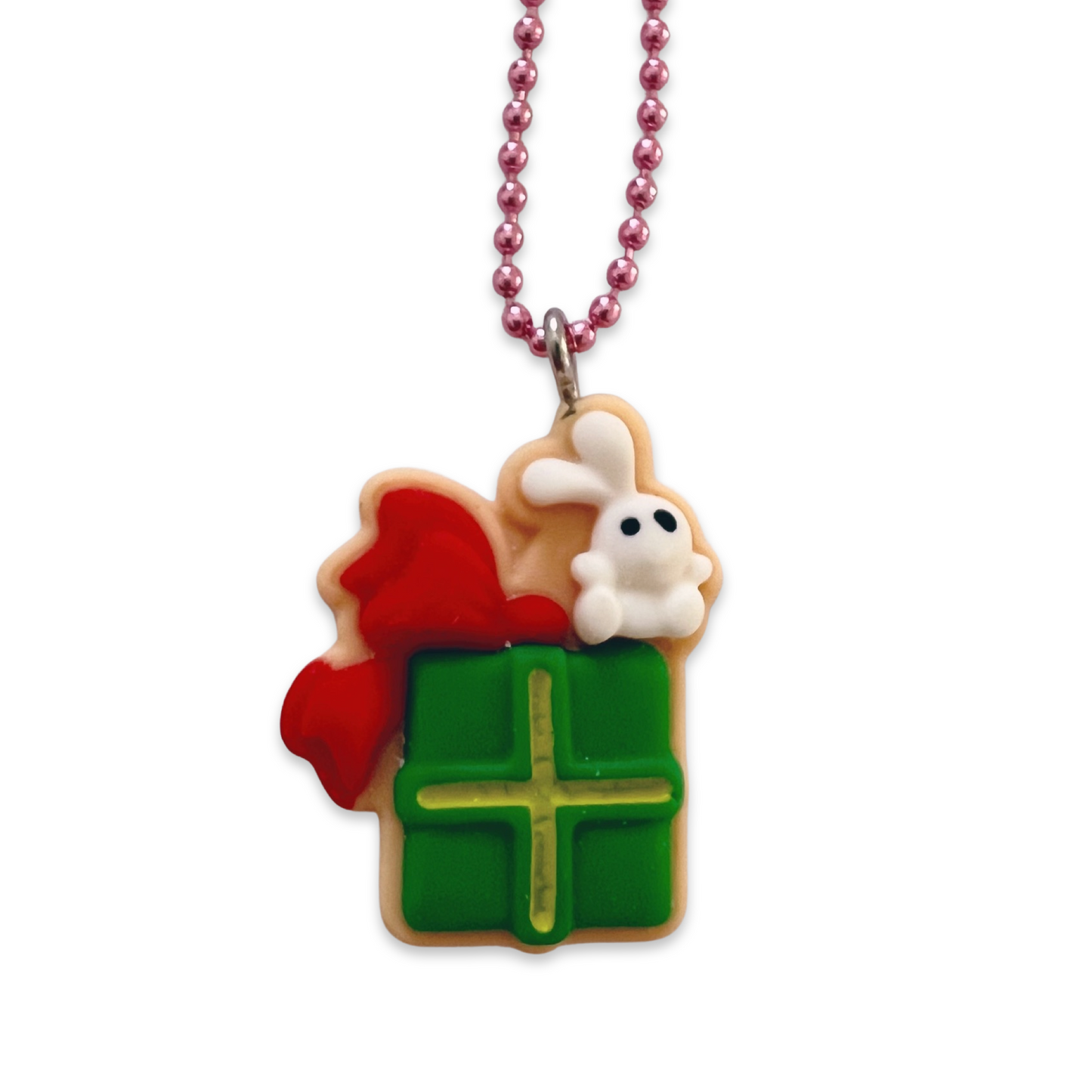 Pop Cutie Christmas Bunny Gift Kids Necklace