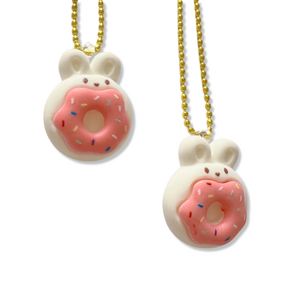 Pop Cutie Bunny Donut Necklace