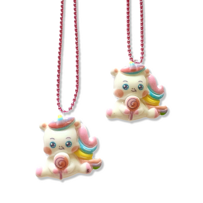 Pop Cutie Lollipop Unicorn Necklace