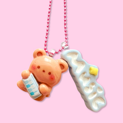 Pop Cutie Bear Music Necklace