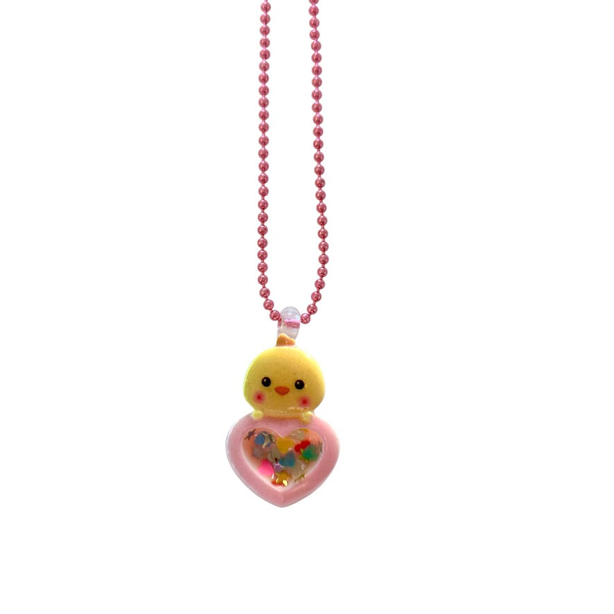 Ltd. Pop Cutie Glitter Chick Necklaces