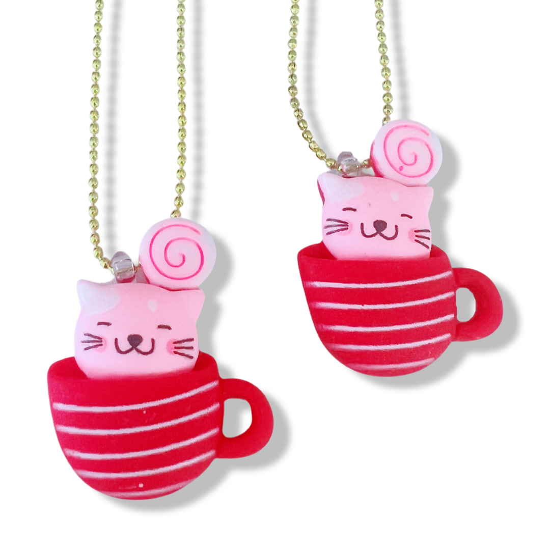 Ltd. Pop Cutie Hot Drink Red Kids Necklace Holiday Christmas