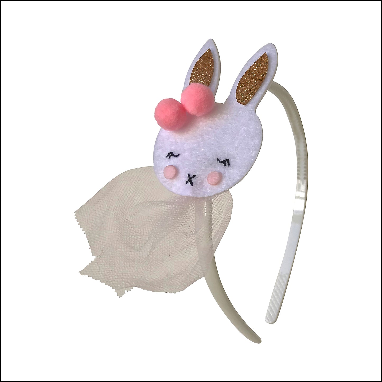 Pop Cutie Bunny Veil Headband
