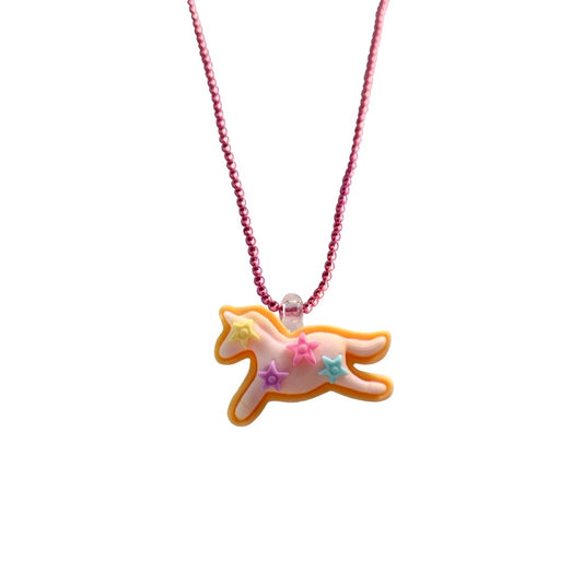 Pop Cutie Gacha Pony Cookie Necklaces