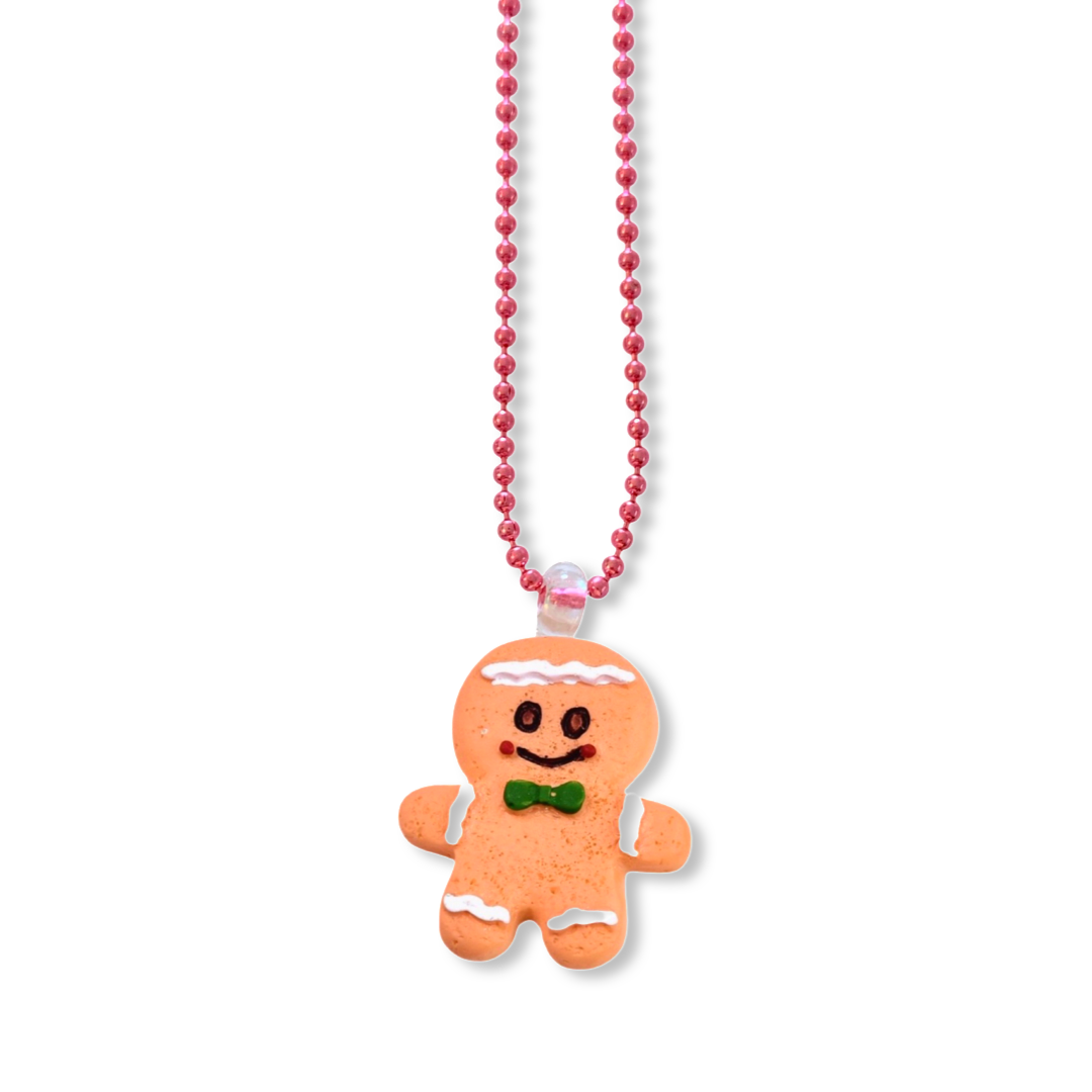 Ltd. Pop Cutie Holiday Gingerbread Kids Necklace - Christmas