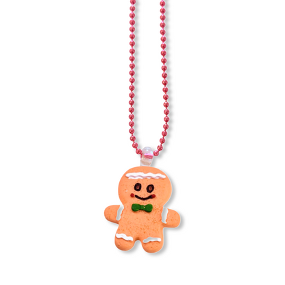 Ltd. Pop Cutie Holiday Gingerbread Kids Necklace - Christmas