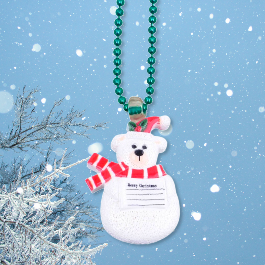 Ltd. Pop Cutie Holiday Snow Bear Kids Necklace - Christmas
